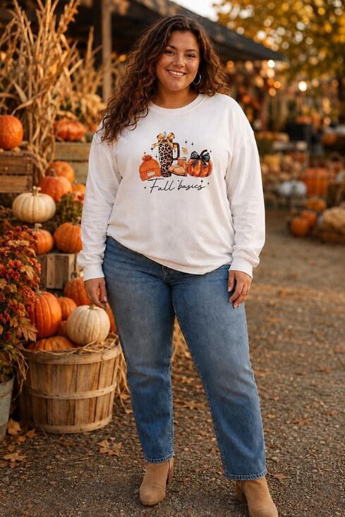 Handmade Tops - Fall Basics Long Sleeve Shirt XL